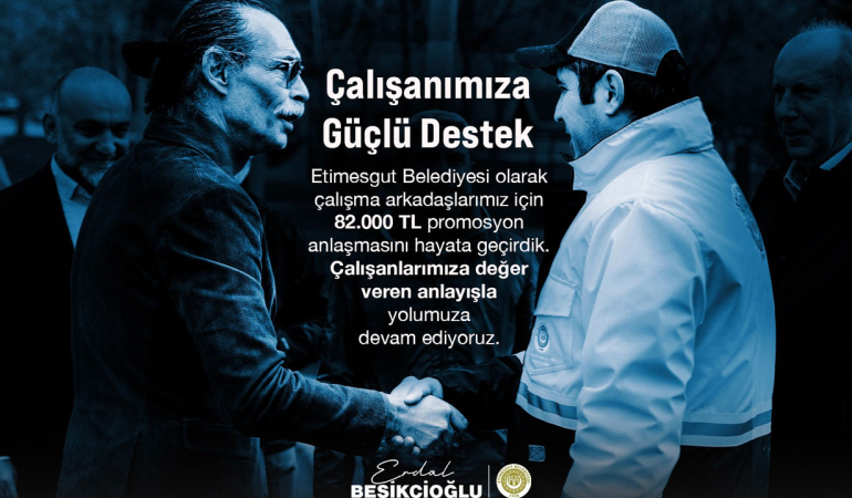 Belediye personeline promosyon müjdesi