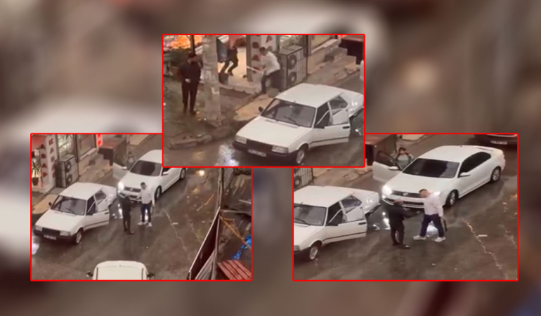 Trafikte dehşet anları!