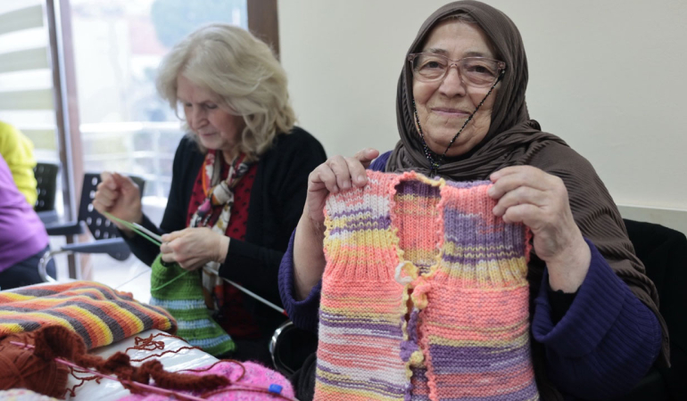 Kursiyerlerle yardım köprüsü