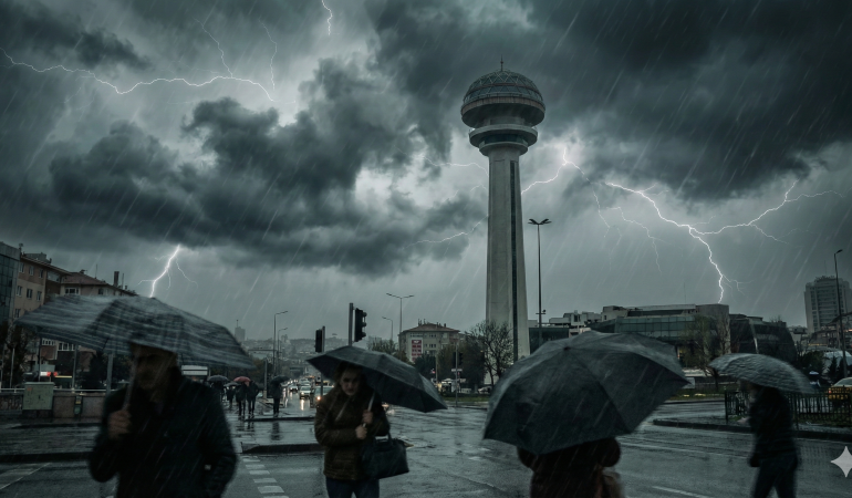 Ankara Valiliği’nden Fırtına Uyarısı