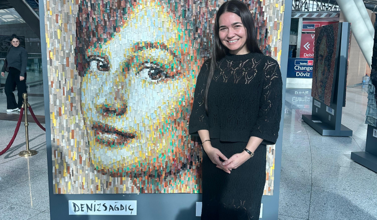 Atıklar Esenboğa’da sanata dönüştü