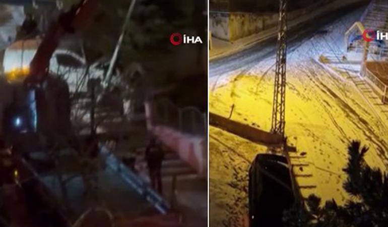 Ankara’da karın keyfi kısa sürdü! Sürücüler trafikte zor anlar yaşadı