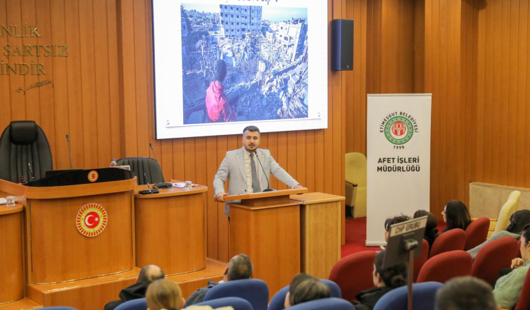 Etimesgut’ta sivil savunma eğitimi