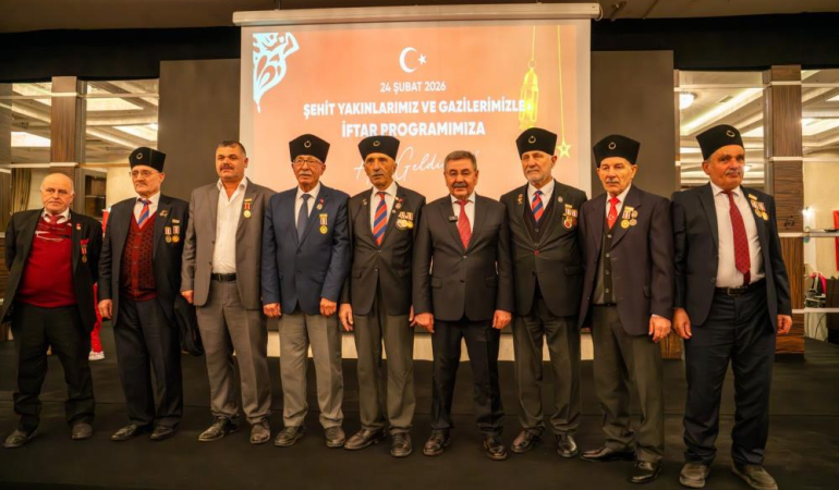 Şehit yakınlarına ve gazilere iftar