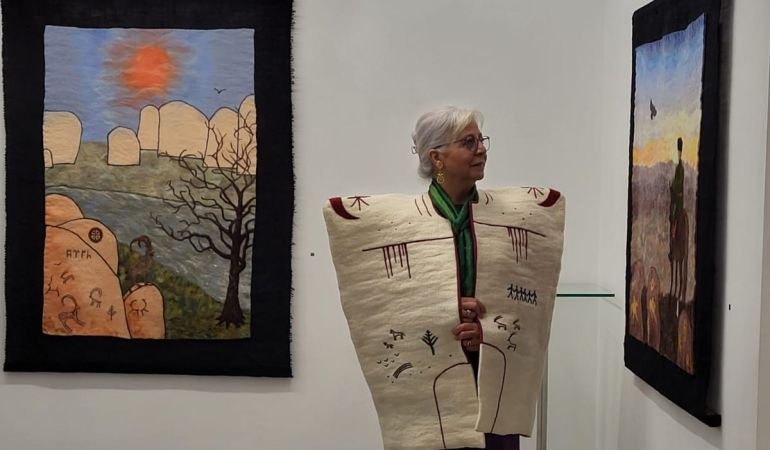 Binlerce yıllık tarih keçe sanatıyla buluştu