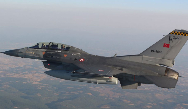 F-16 savaş uçağı yola düştü şehidimiz var