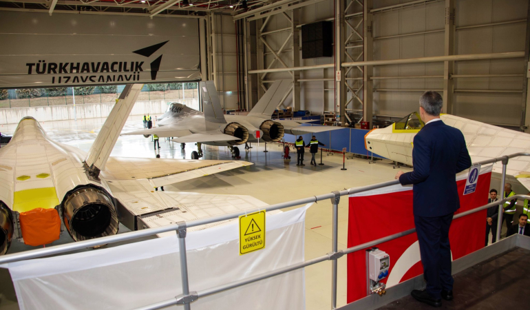 TUSAŞ’ta gururlandıran tablo