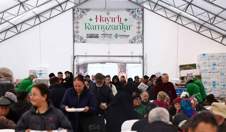 Çankaya’da Ramazan sofraları kuruluyor
