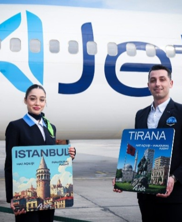 AJET, ARNAVUTLUK BAŞKENTİ TİRAN SEFERLERİNİ BAŞLATTI