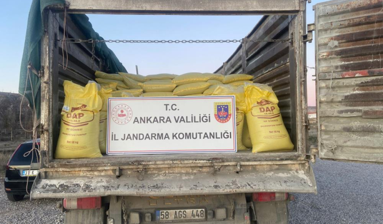 Sahte gübre operasyonu: Değeri 5 milyon TL