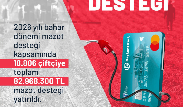 Mazot desteğiyle çiftçilerin yüzü güldü