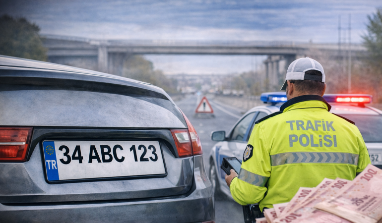 Sahte plakalara ertelemesiz 140 bin lira ceza