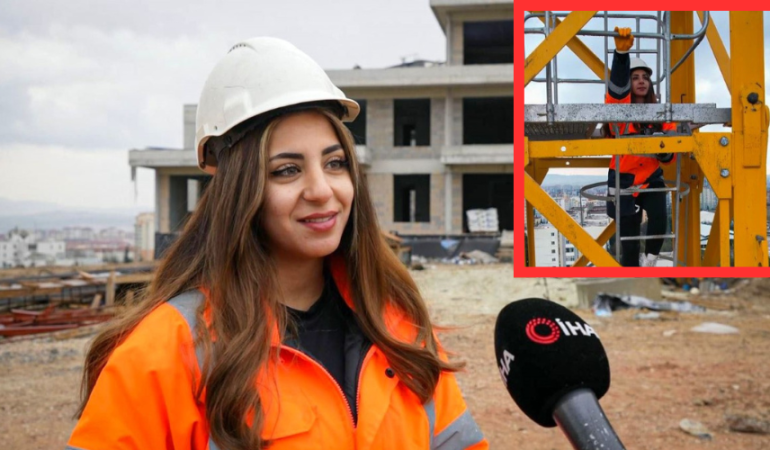 Ekmeğini gökyüzünde kazanıyor