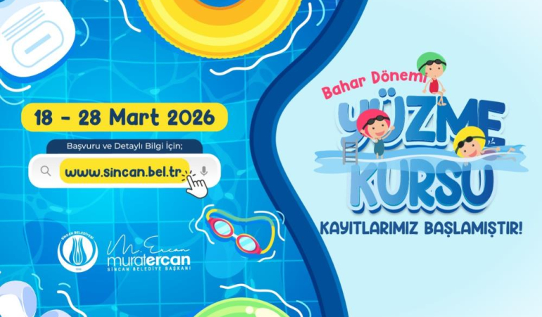 Sincan Belediyesi’nin yüzme kurs kayıtları başladı