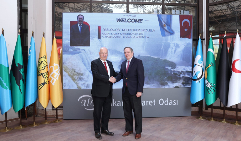 Arjantin Büyükelçisi, ATO’yu ziyaret etti