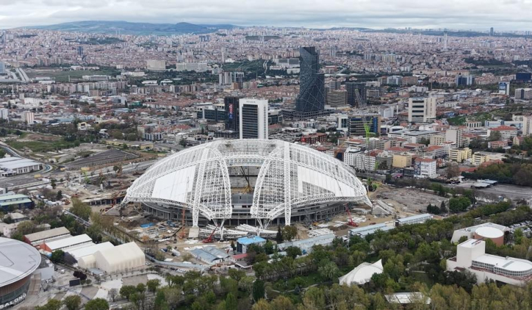Başkent’in yeni arenası yükseliyor