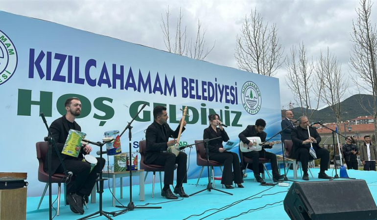 Kızılcahamam’da sıfır atık orkestrası sahne aldı
