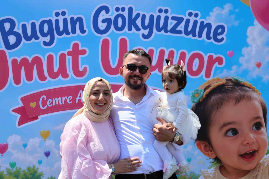 ÇEKMEKÖY'DE CEMRE ALYA'YA TEDAVİ YOLCULUĞU ÖNCESİ ANLAMLI UĞURLAMA